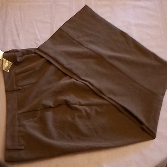 NWT - $39.95 AVENUE Woman's Charcoal Gray Wide Leg Pants Size 18 - Picture 5 of 9